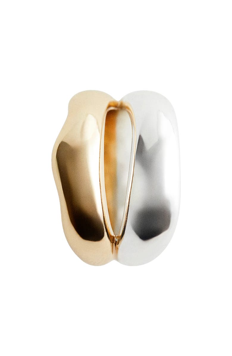 & Other Stories Two-Tone Double-Band Ring, Alternate, color, 
