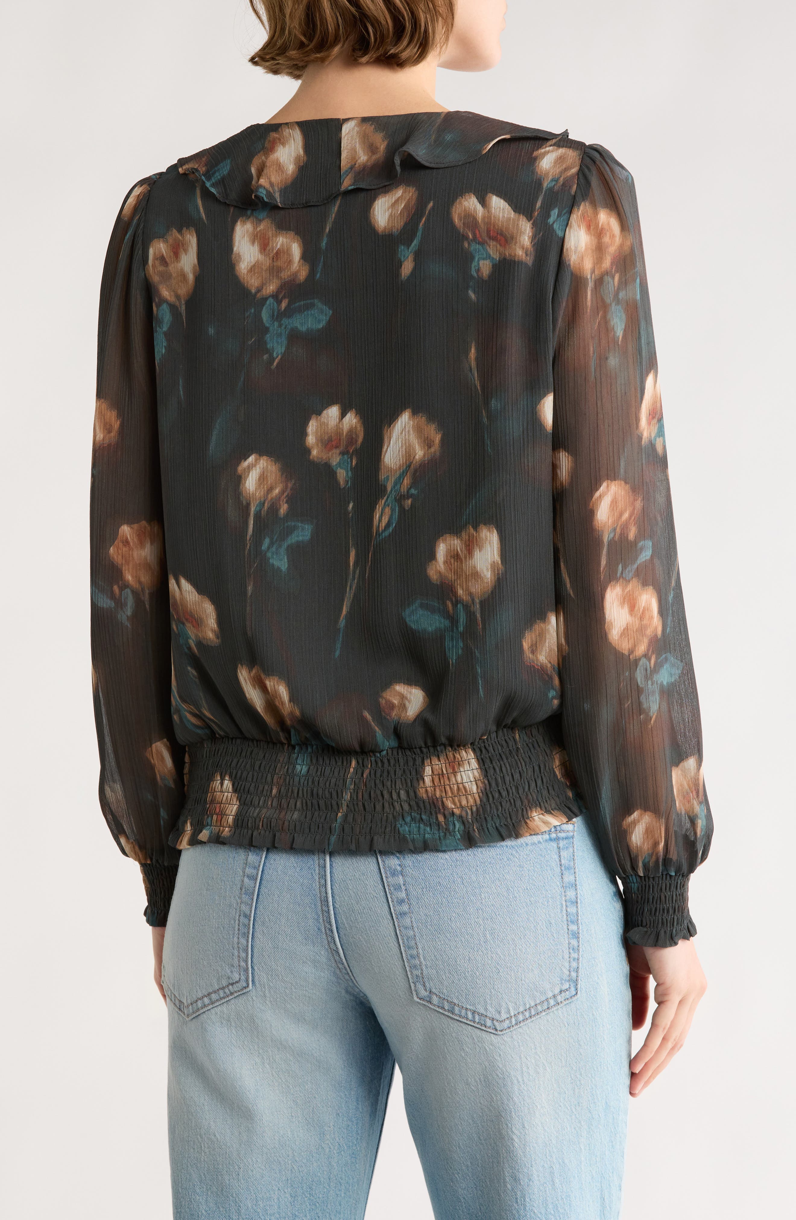 Ruffle Long Sleeve Top - image 4