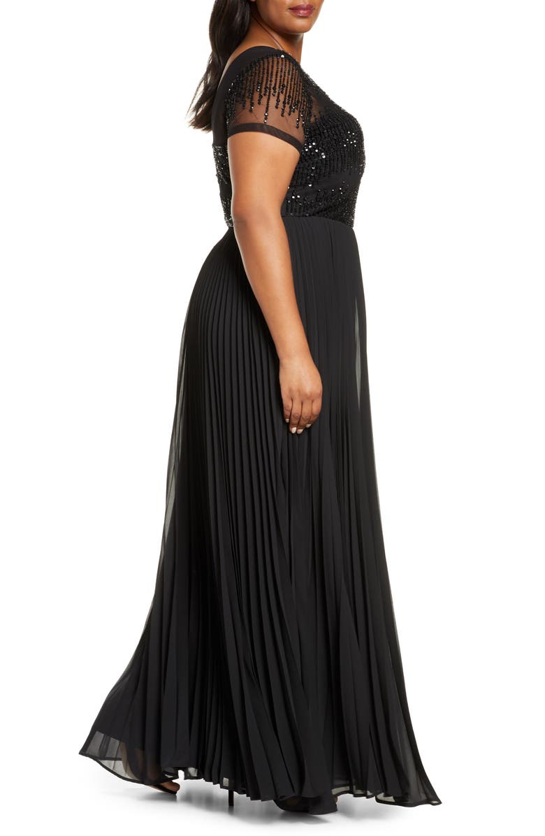 JS Collections Beaded Ballgown, Alternate, color, 