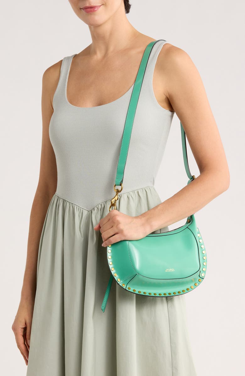 Isabel Marant Oskan Moon Crossbody Bag, Alternate, color,
