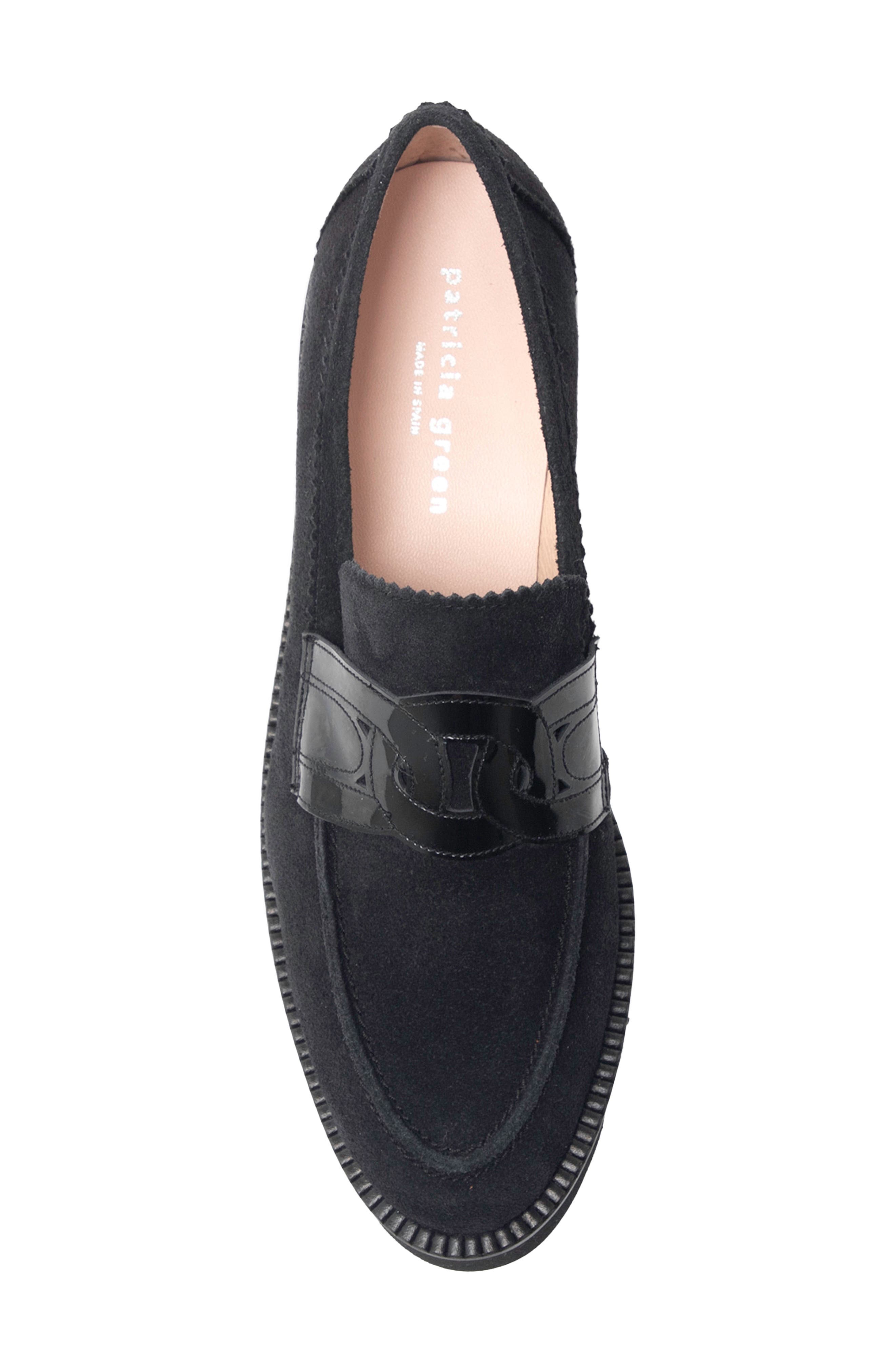 Boca Lug Loafer, Alternate, color, BLACK SUEDE