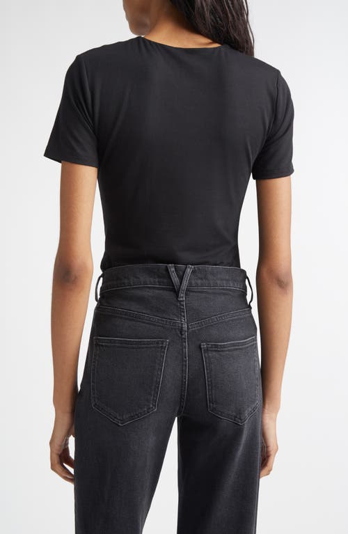 Veronica Beard Benedict T-shirt In Black