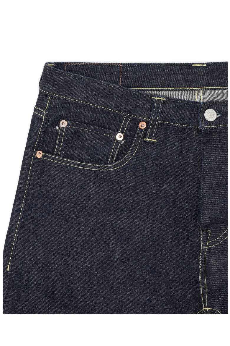 356 Jaky Japan Selvedge 5-Pocket Regular Fit Indigo Rinse Denim, Alternate, color, BLUE