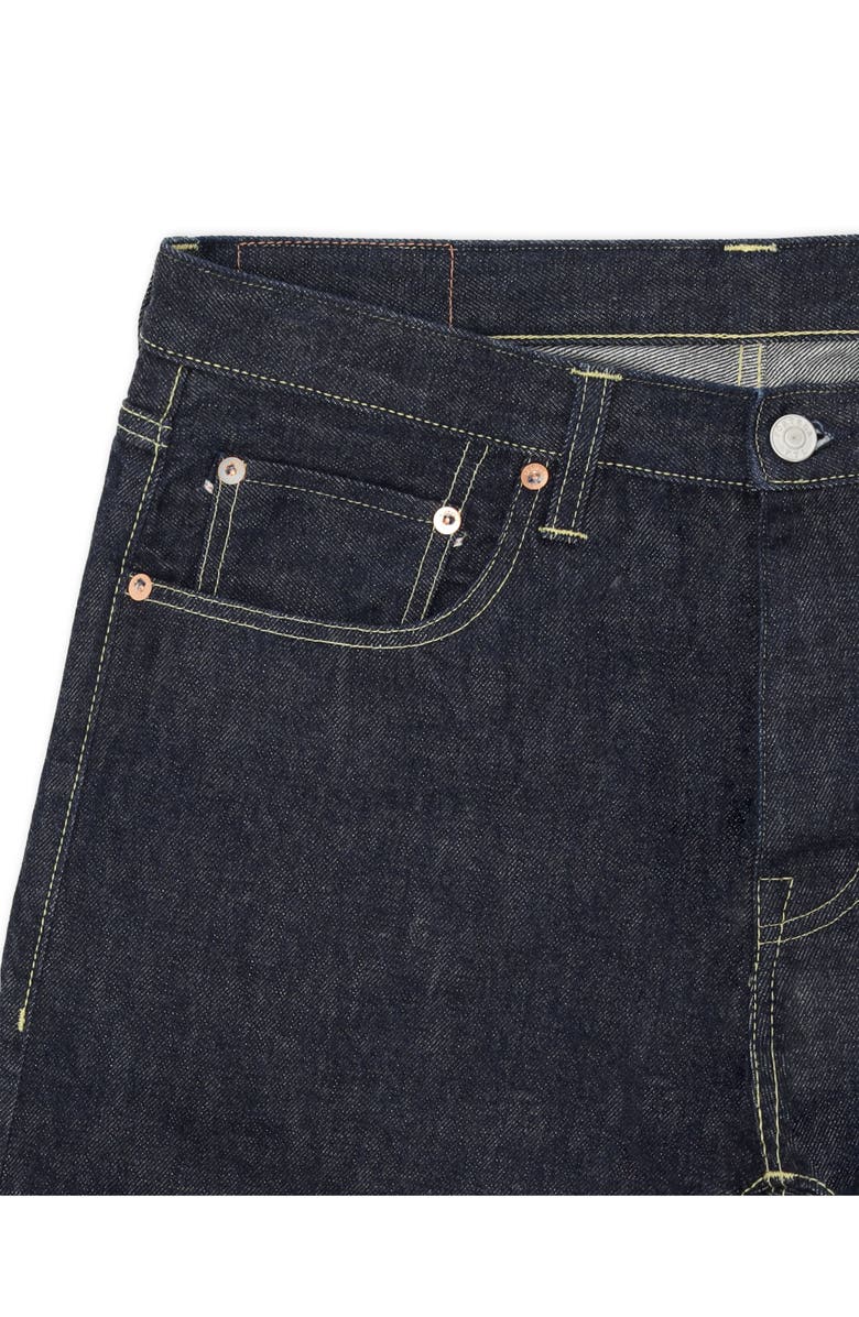 Fortela 356 Jaky Japan Selvedge 5-Pocket Regular Fit Indigo Rinse Denim, Alternate, color, Blue