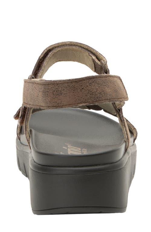 Alegria By Pg Lite Henna Slingback Platform Sandal In Brown