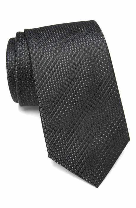Calvin Klein Steel Micro Diamond Print Tie