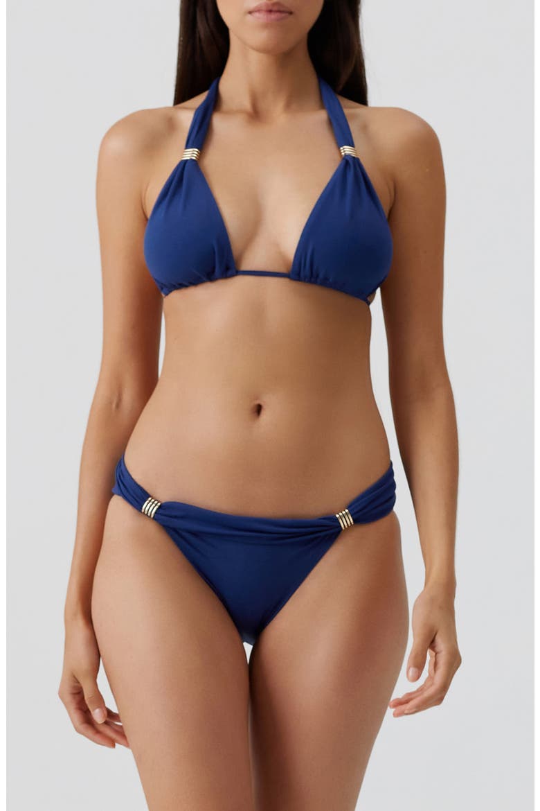 Grenada Halter Bikini Top, Alternate, color, MARINE