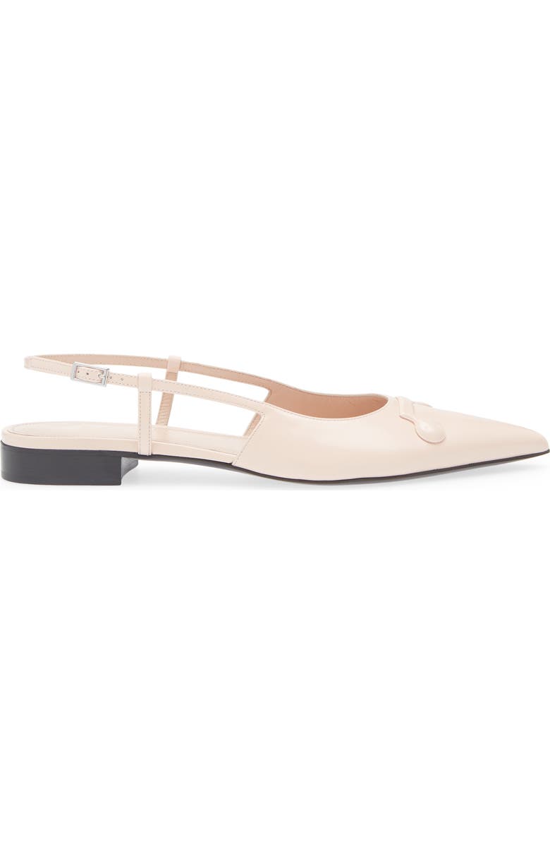 Marni Trunkaroo Pointed Toe Slingback Flat, Alternate, color, Rose