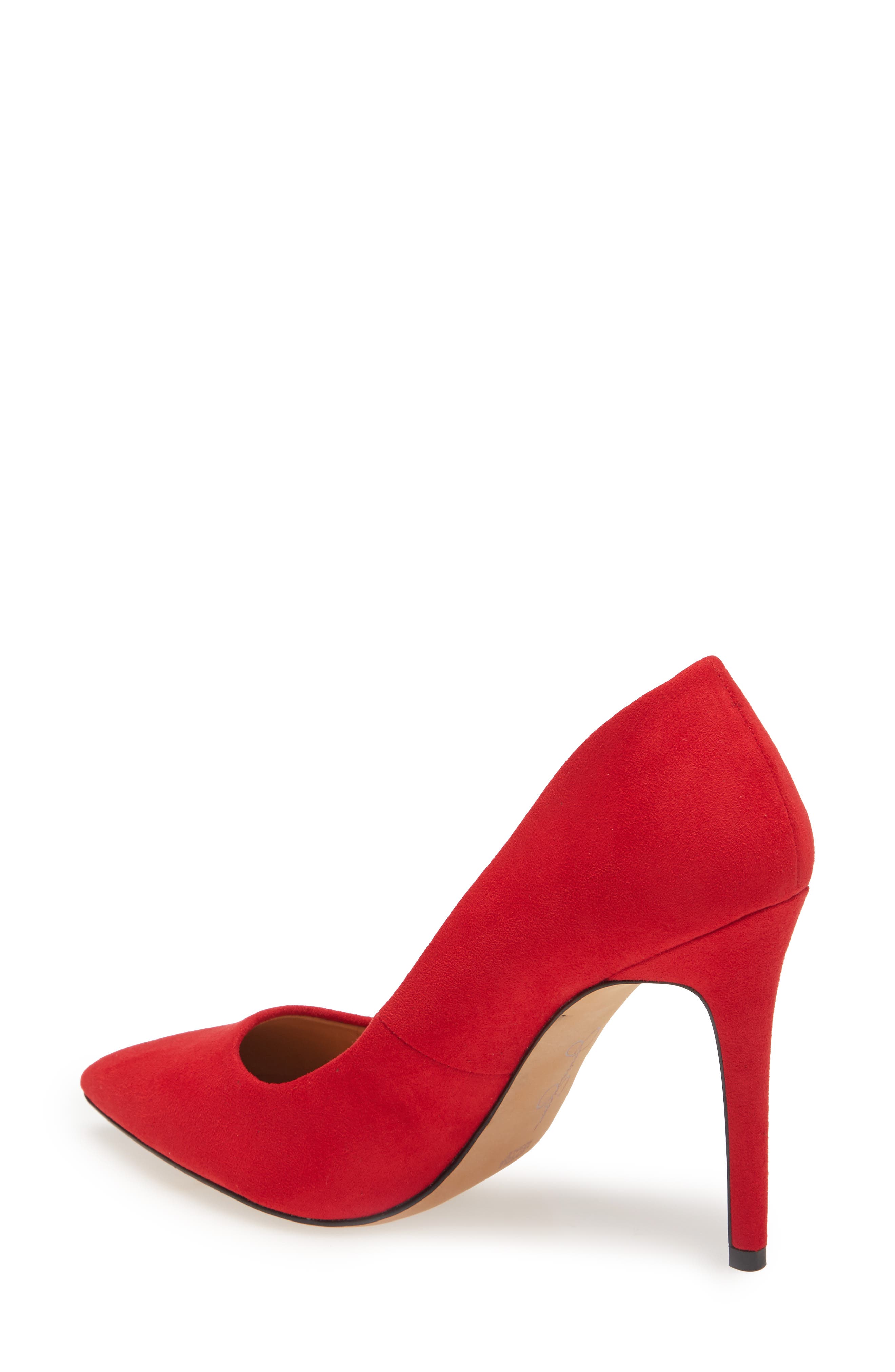 Jessica Simpson Pistelle Pump, Alternate, color, Wicked Red Faux Leather
