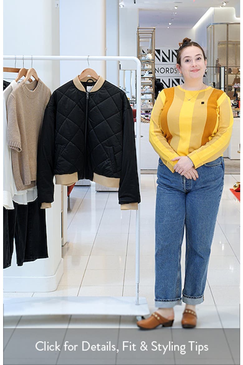 The Favorite Quilted Bomber Jacket video