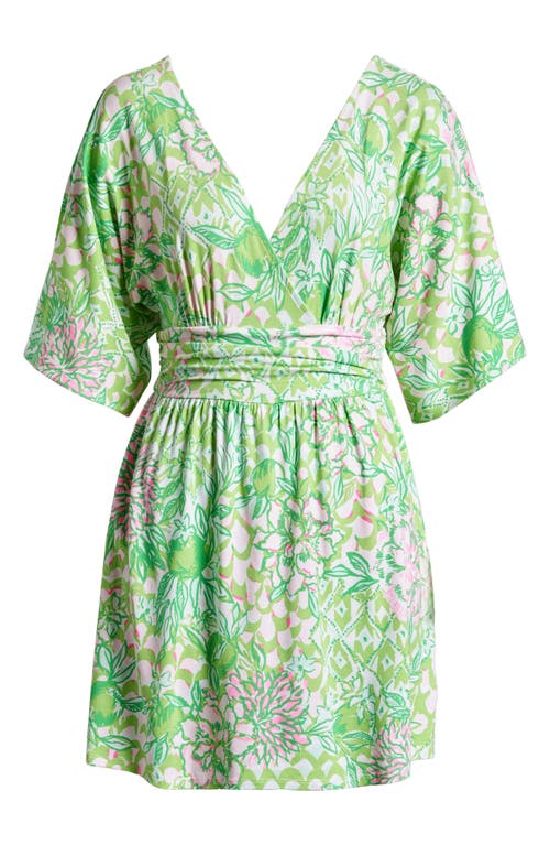 Lilly Pulitzer Parigi Skort Romper In Fauna Green