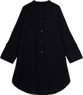 Gobi Cashmere Cashmere Button-Front Poncho