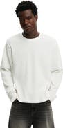 Cotton On Men's Cropped Fit Textured Long Sleeve