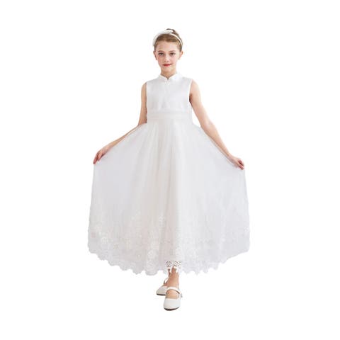 Alvaria Sleeveless Lace Dress