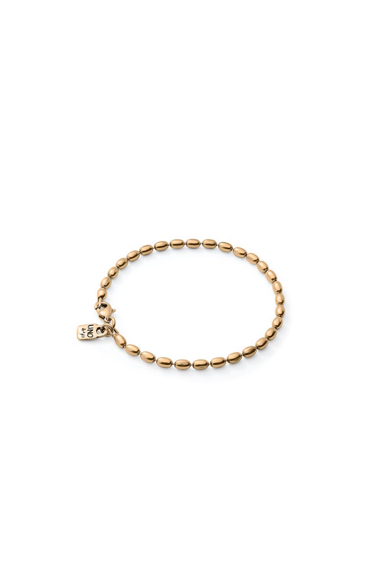 UNODE50 Oval Loop Bracelet, Alternate, color, Gold