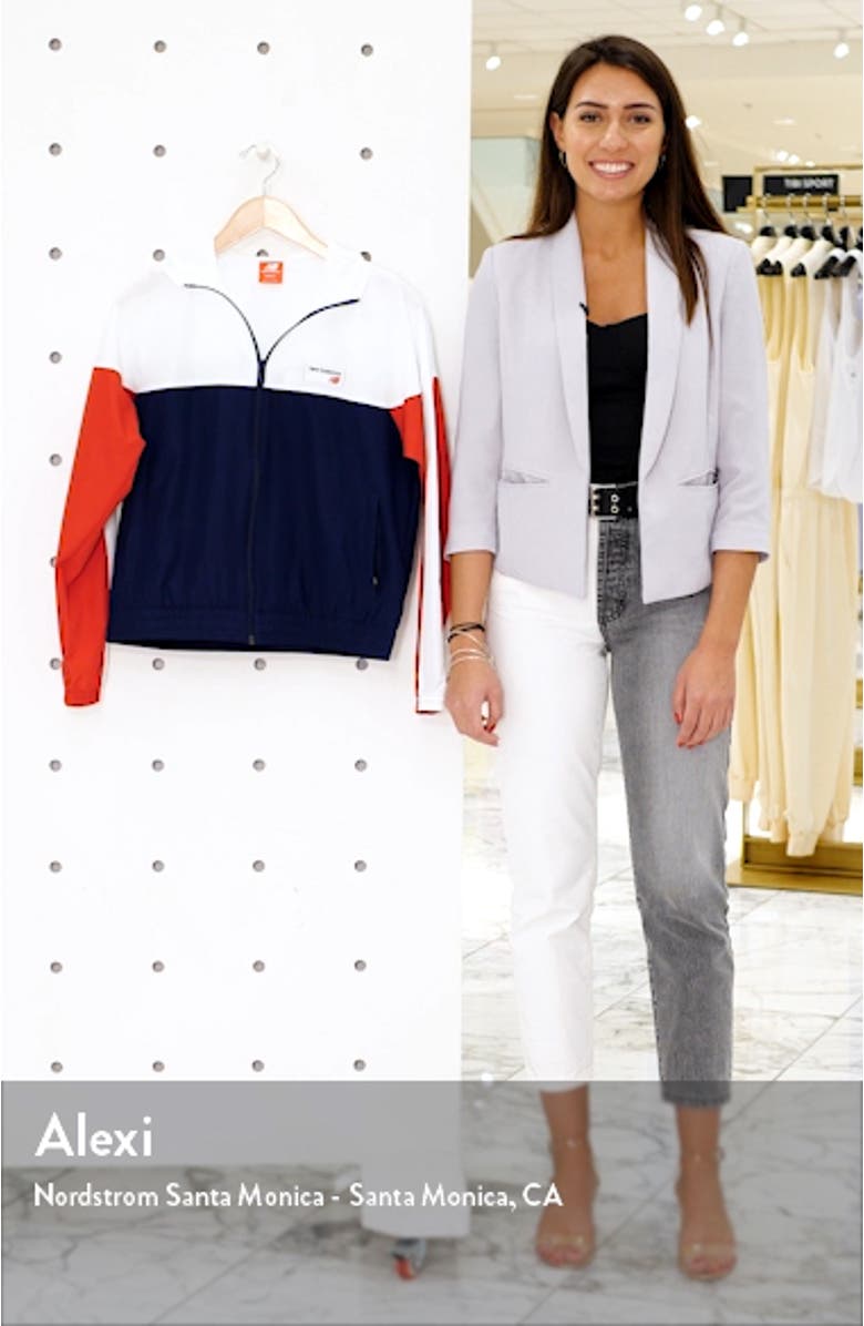 Athletics Colorblock Water Resistant Windbreaker, sales video thumbnail