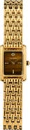 Tory Burch The Small Eleanor Tiger's Eye Bracelet Watch, 22mm x 28mm