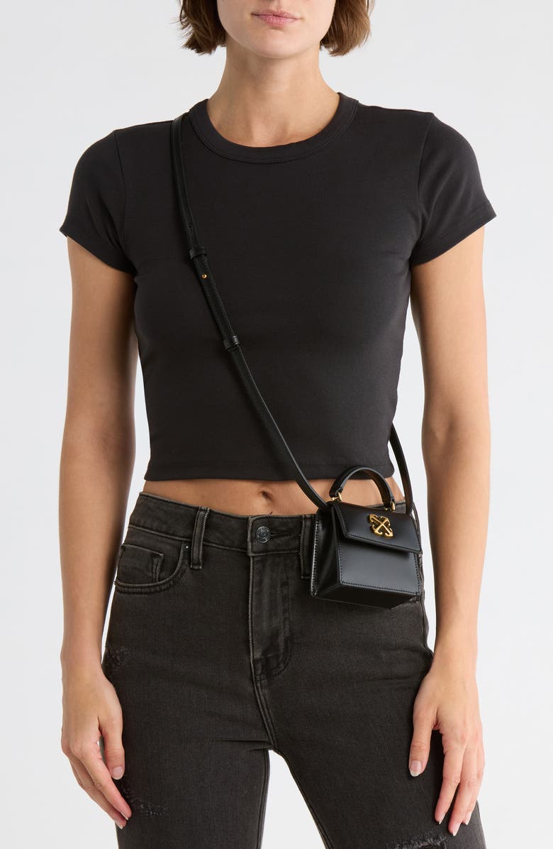 Off-White Jitney Micro Top Handle Crossbody Bag, Alternate, color,