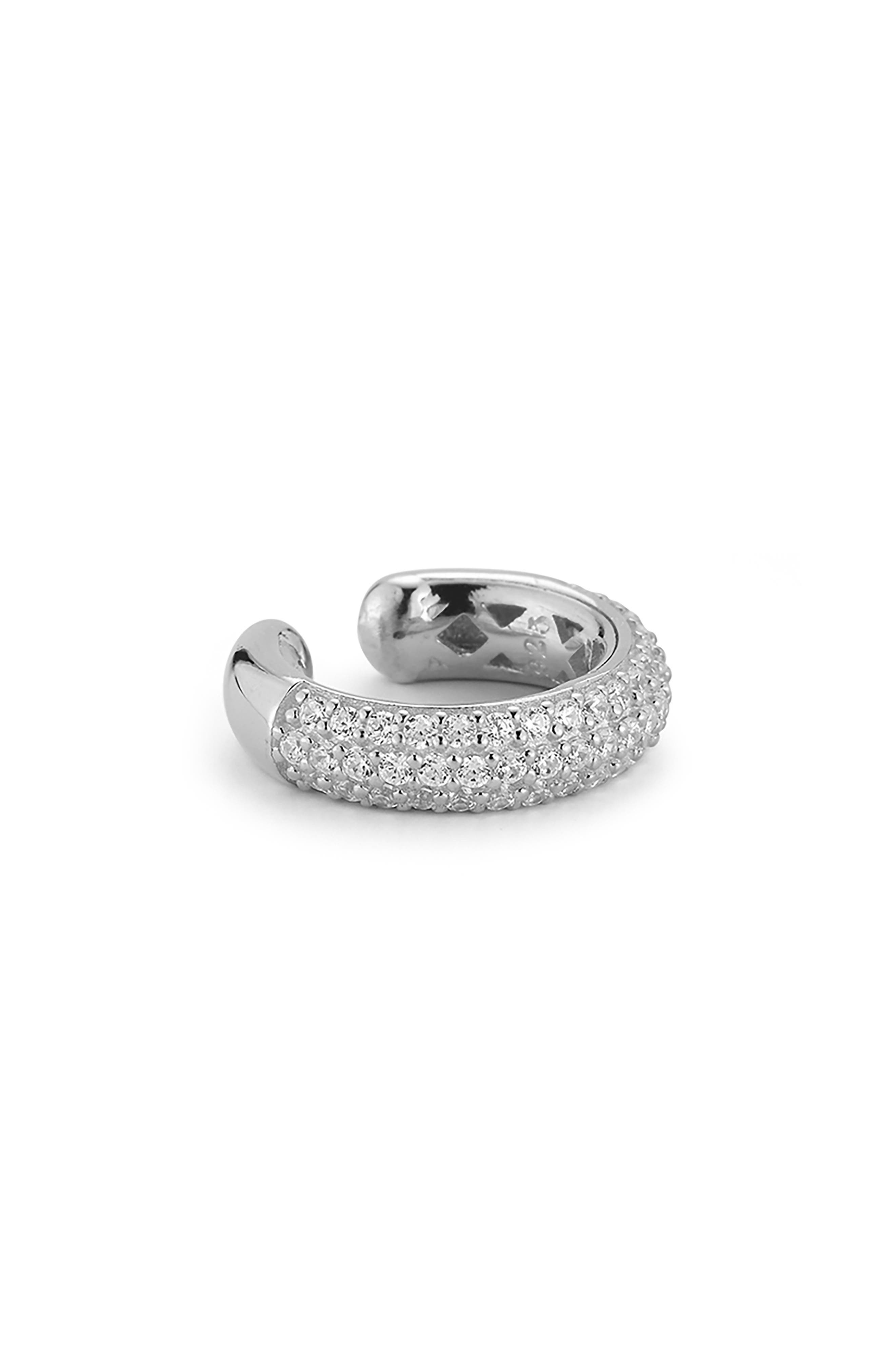 Pavé Cubic Zirconia Ear Cuff