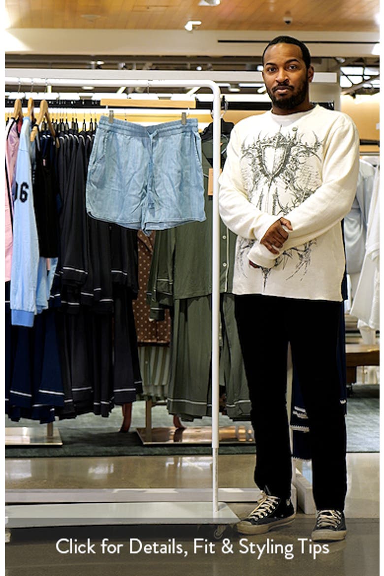 Frankie Chambray Drawstring Shorts video