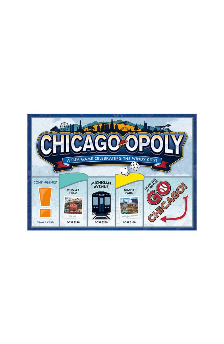 Late for the Sky Chicagoopoly Monopoly Board Game, Main, color, Multicolored