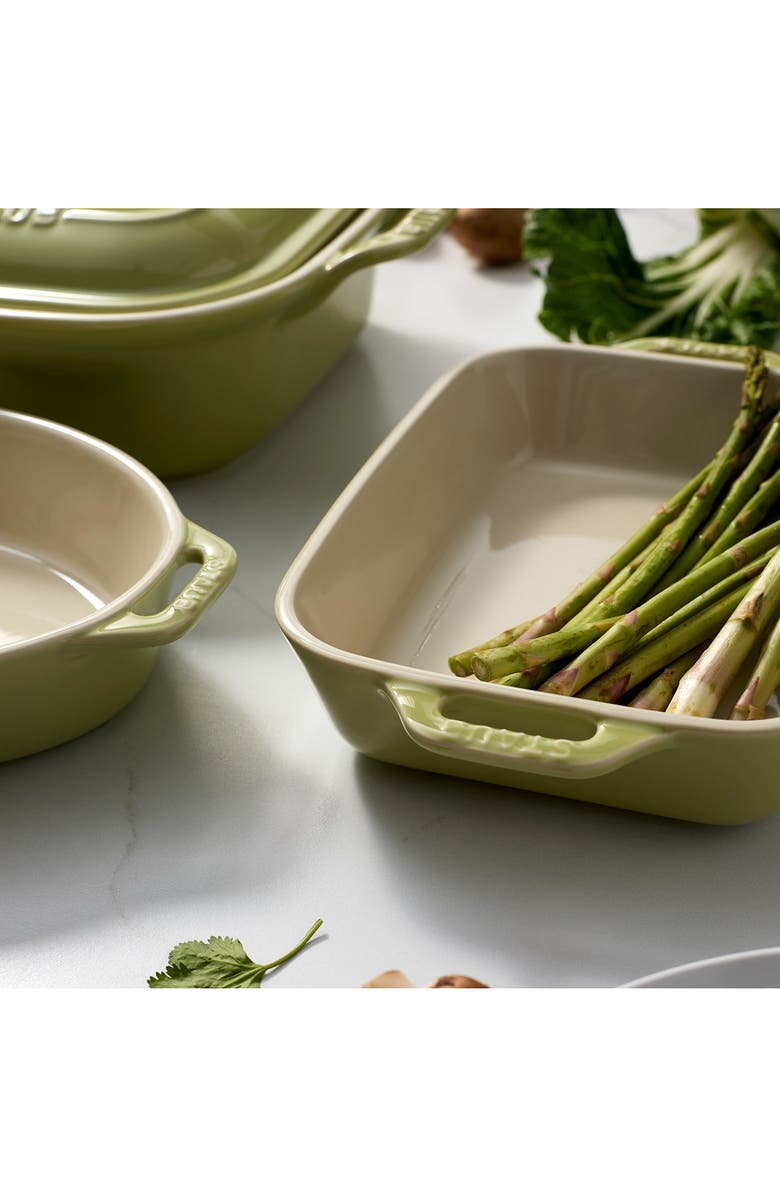 Staub 4-Piece Ceramic Baking Dish Set, Alternate, color, Light Green