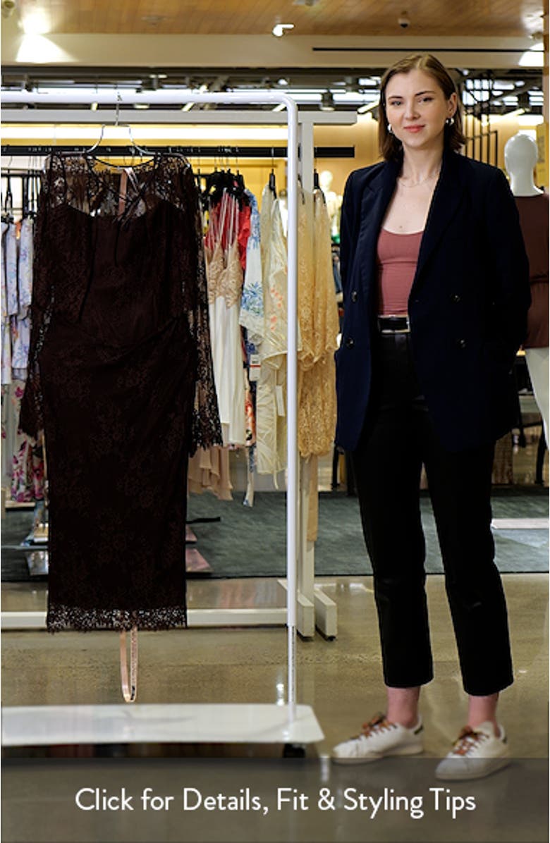 Larra Lace Tie Neck Long Sleeve Midi Dress & Bolero Jacket, sales video thumbnail