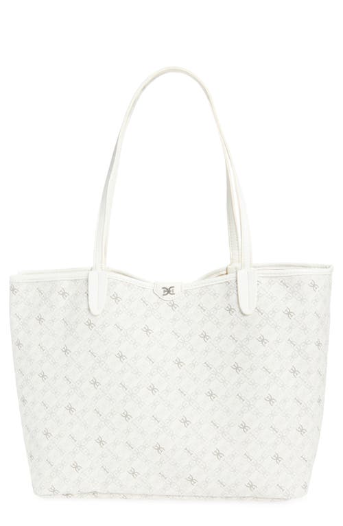 SAM EDELMAN SAM EDELMAN MEDIUM HARPER MONOGRAM SHOPPER TOTE