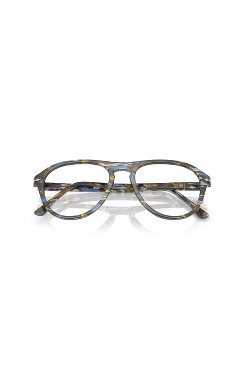 Persol 55mm Pilot Optical Glasses In Multi