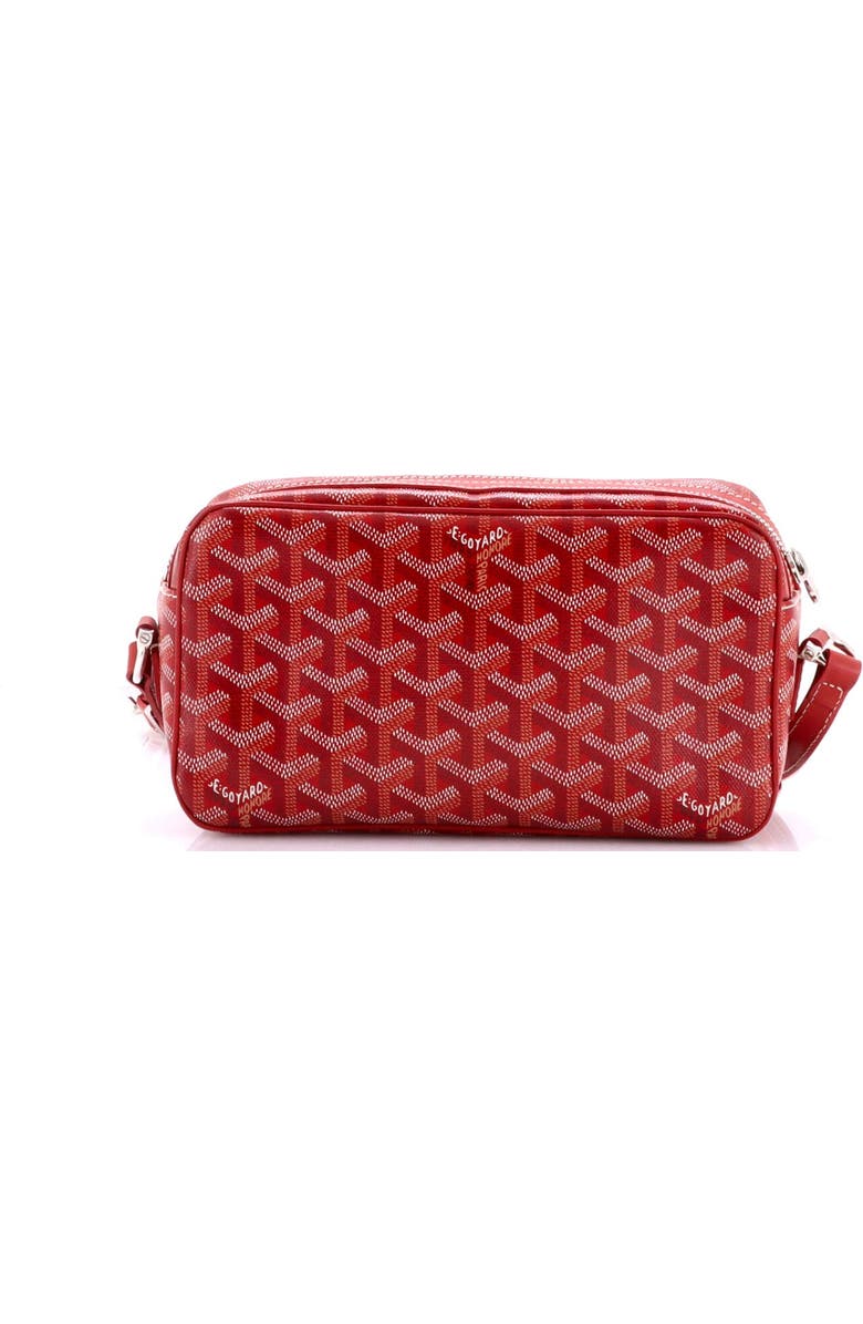 Pre-Owned Goyard Cap Vert Bag Coated Canvas, Alternate, color, Red