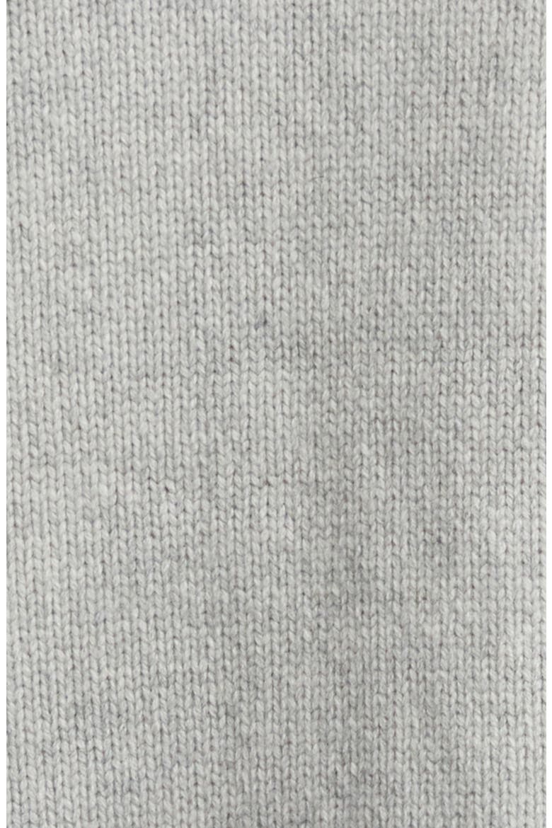 Anchor Embroidered Zip Hoodie Sweater, Alternate, color, LIGHT GREY MELANGE