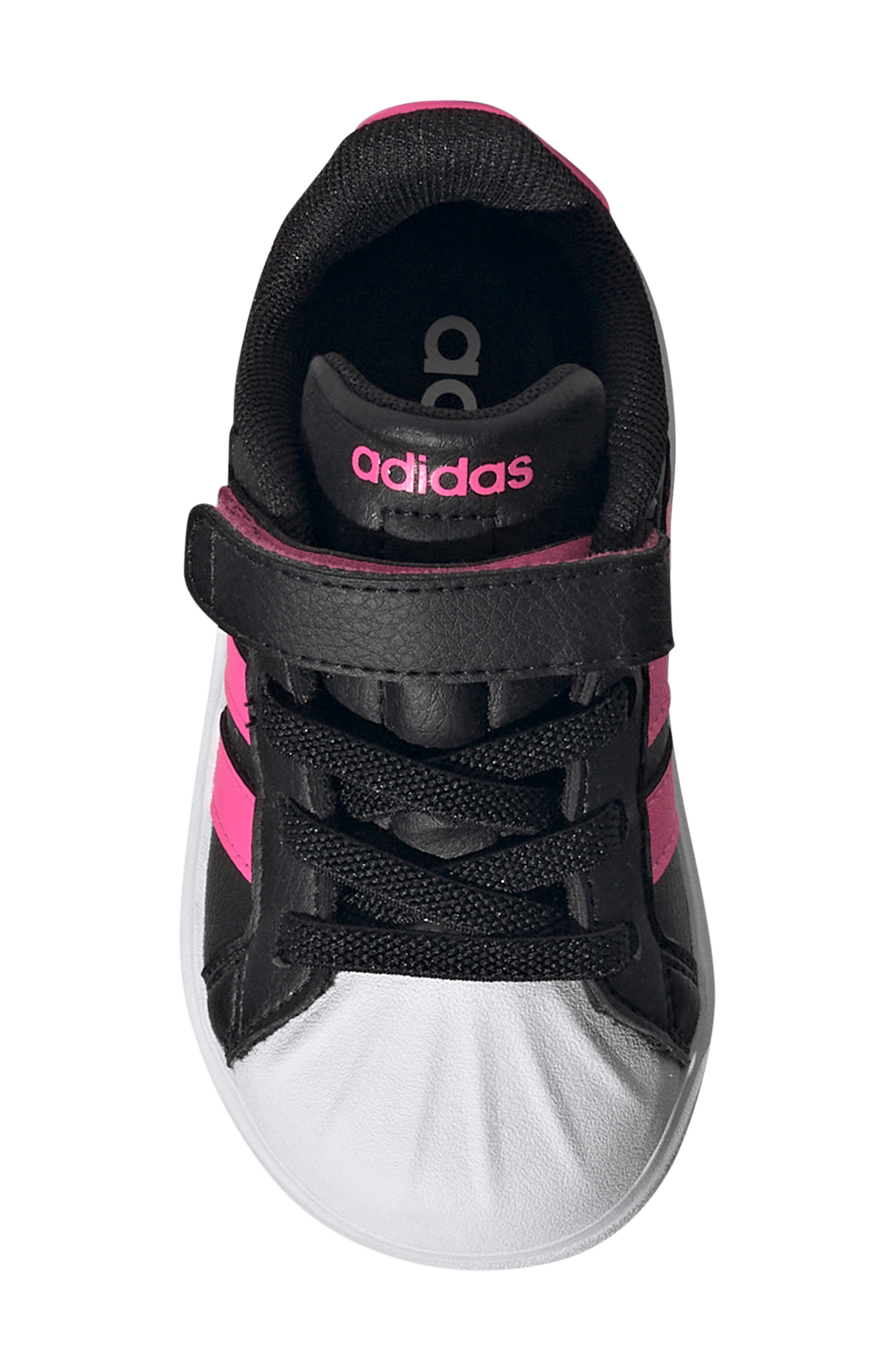 adidas Kids' Streettalk Sneaker, Alternate, color, Black/ Lucid Pink/ White