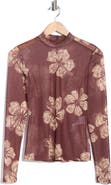 DRESS TO Second Skin Long Sleeve Mock Neck Top