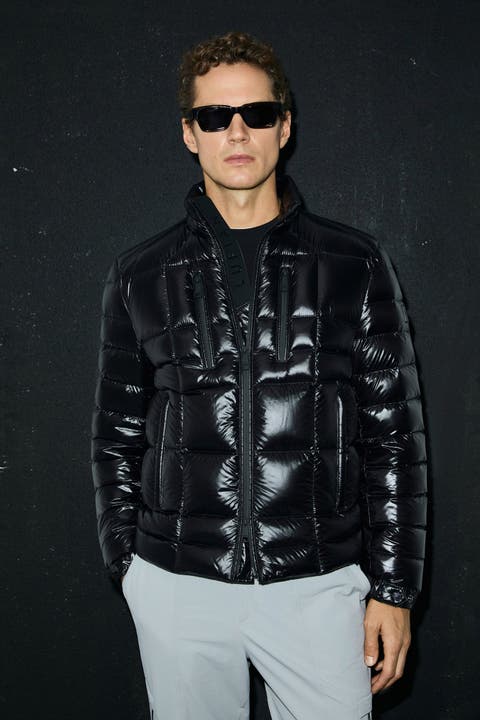 Lufian Lior Men's Shiny Goose Down Puffer Jacket