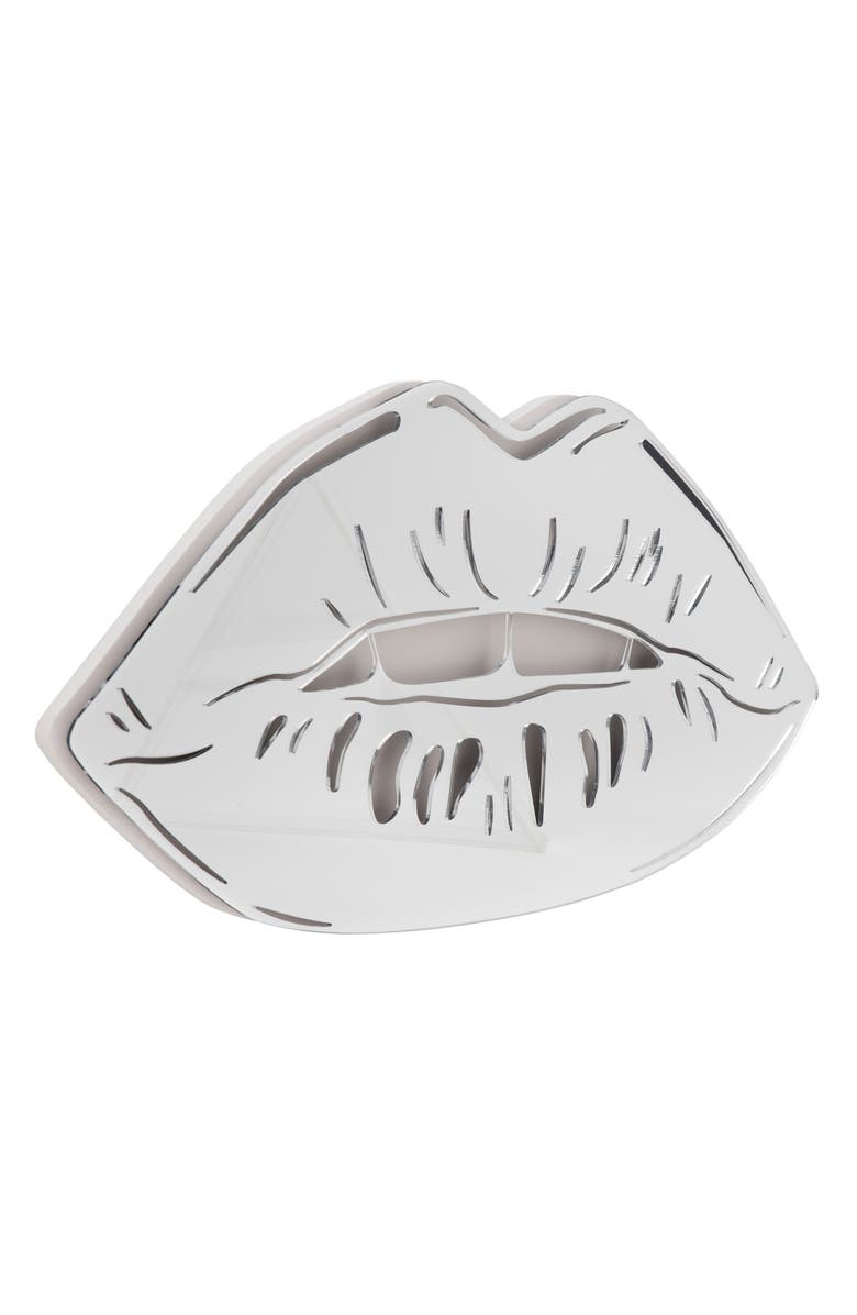 4Art Works Silver Lips Wall Art, Alternate, color,