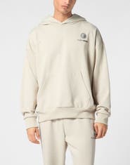 PLEIN SPORT Oversize Hoodie Sweatshirt Ls Scratch Men