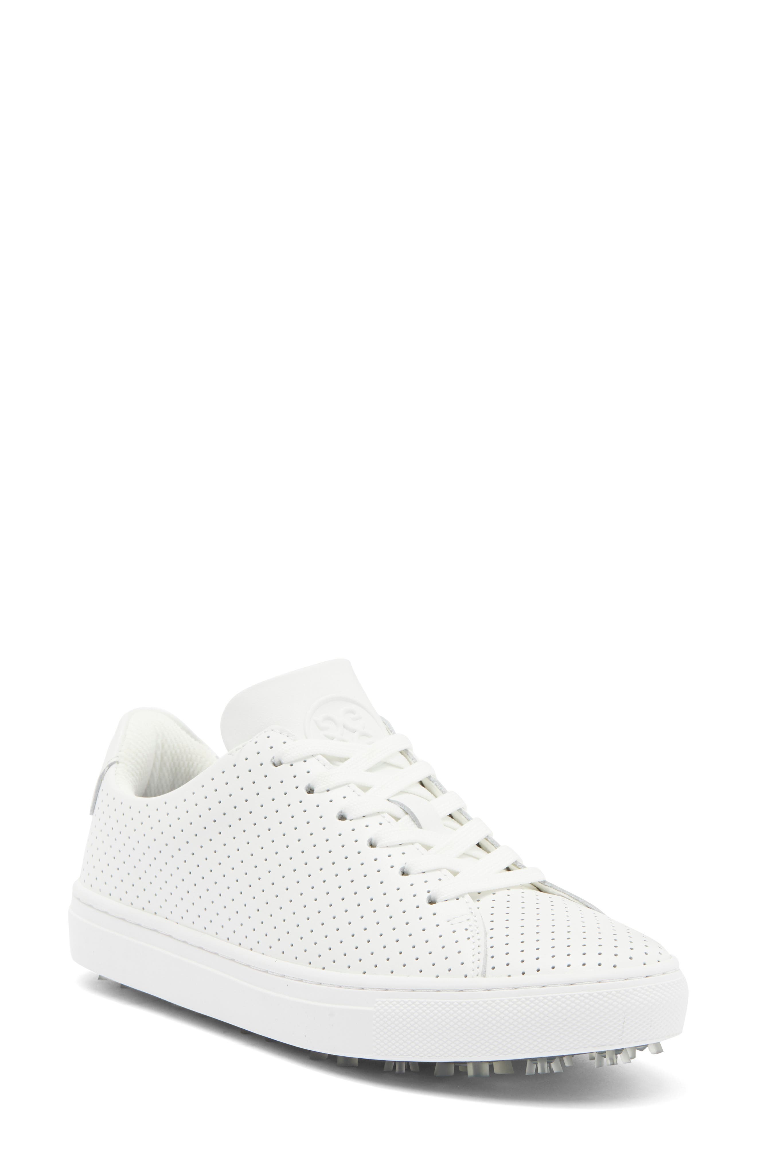 G/FORE Perforated Disruptor Golf Shoe, Main, color, Snow