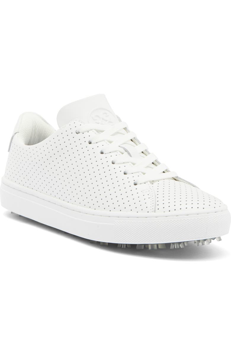 G/FORE Perforated Disruptor Golf Shoe, Main, color, Snow