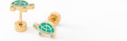 Pip Pop Turtle Stud Earring