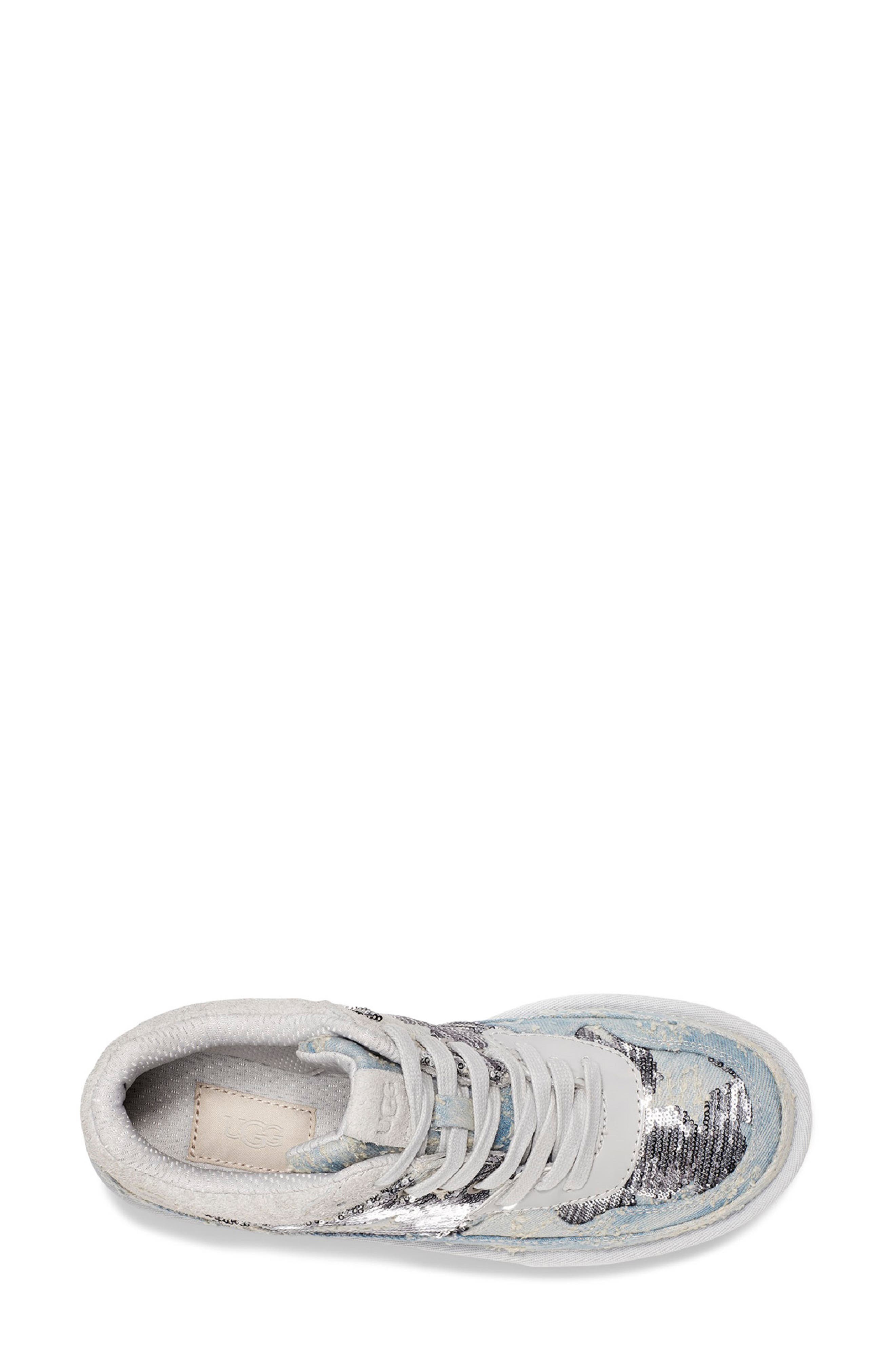 Highland Sequin Sneaker, Alternate, color, GREY VIOLET SEQUINS STARS