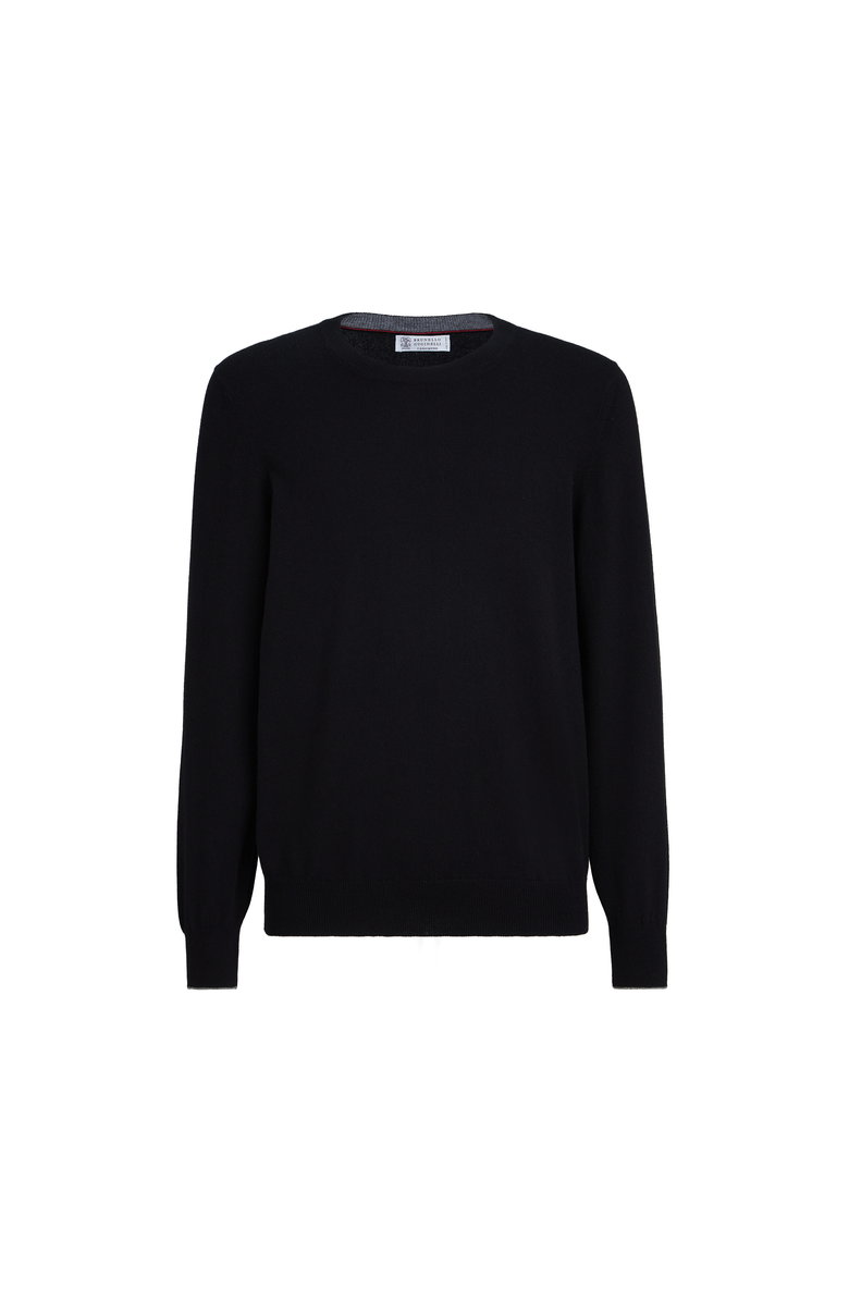 Brunello Cucinelli Cashmere sweater, Main, color, Black