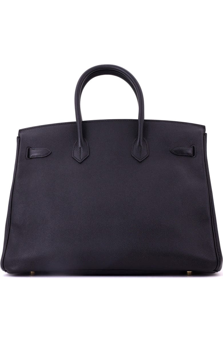 Pre-Owned Hermes Birkin Handbag Black Epsom with Gold Hardware 35, Alternate, color, Noir