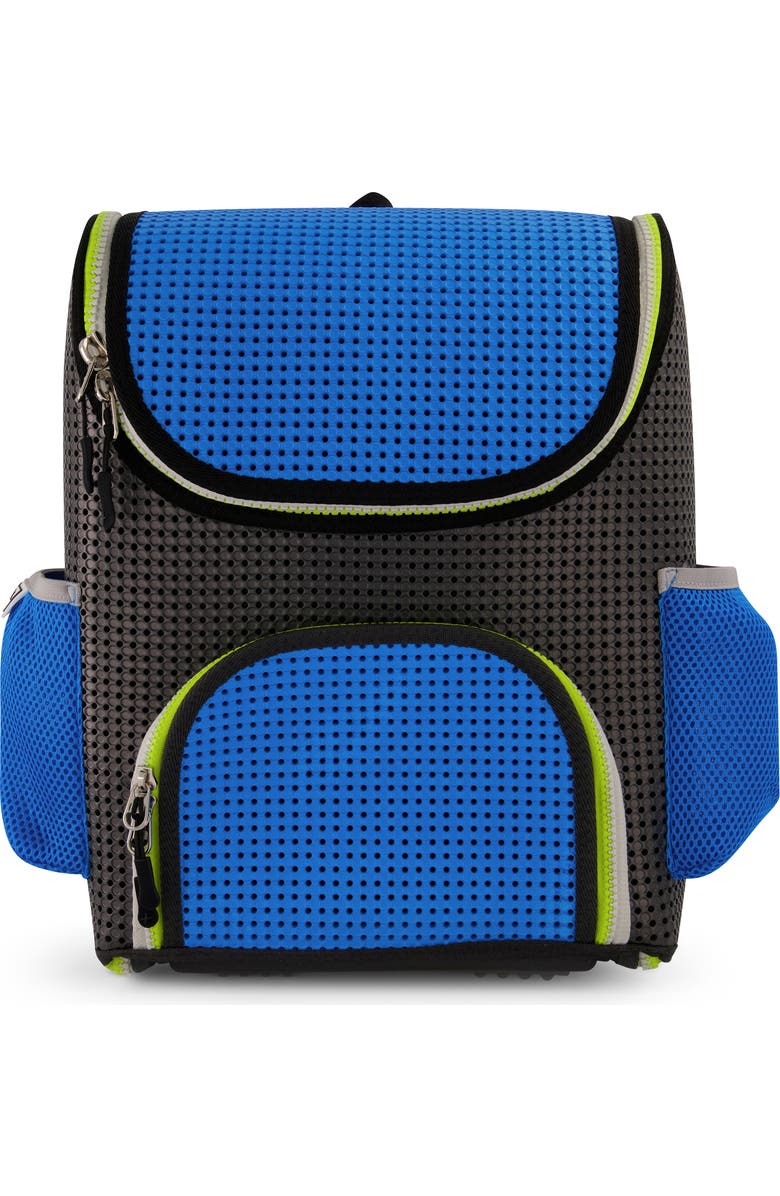 Light+Nine Electric Blue Student Water Resistant Backpack, Main, color,