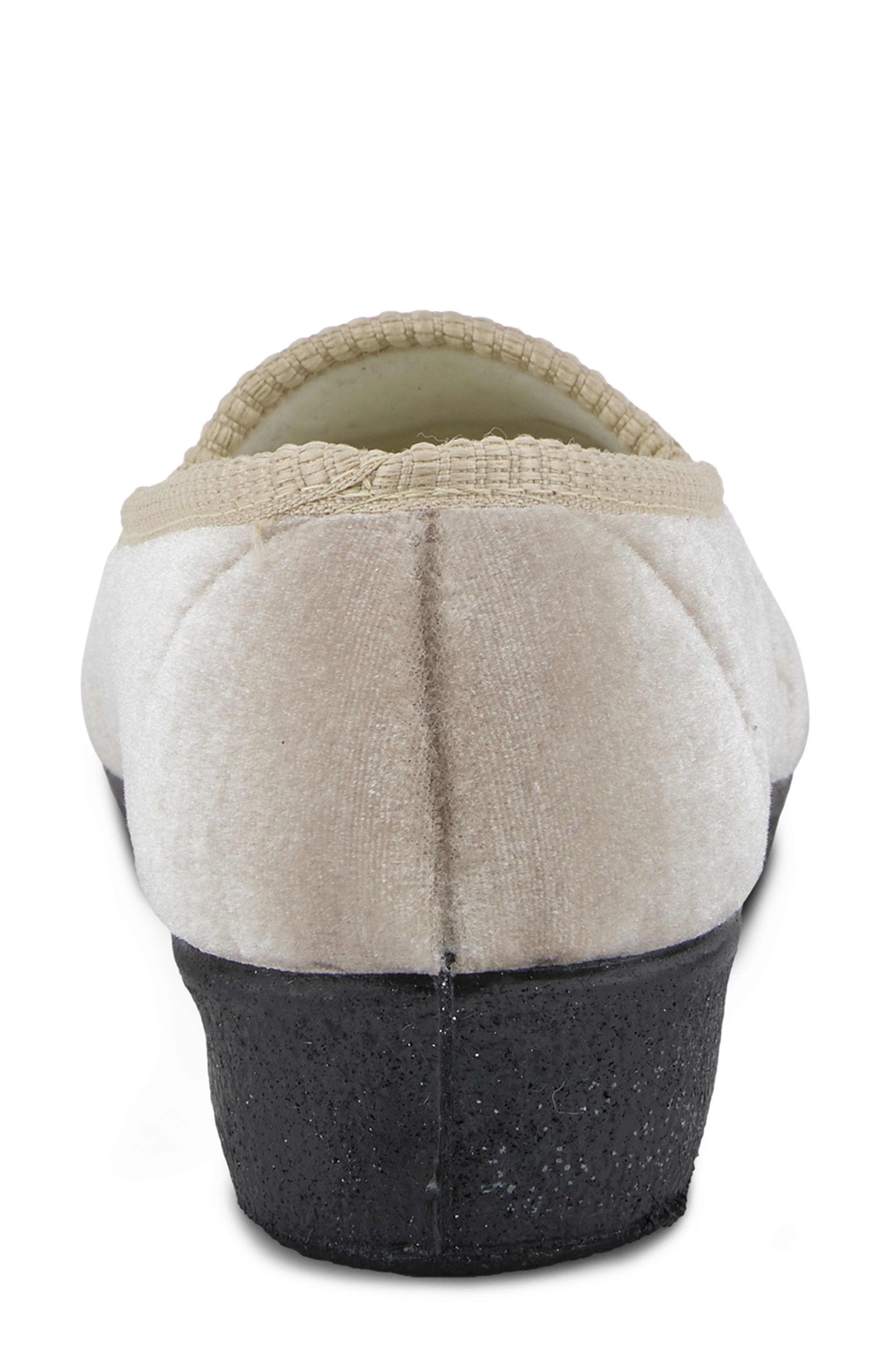 Flexus by Spring Step Jolly Velvet Slipper, Alternate, color, 