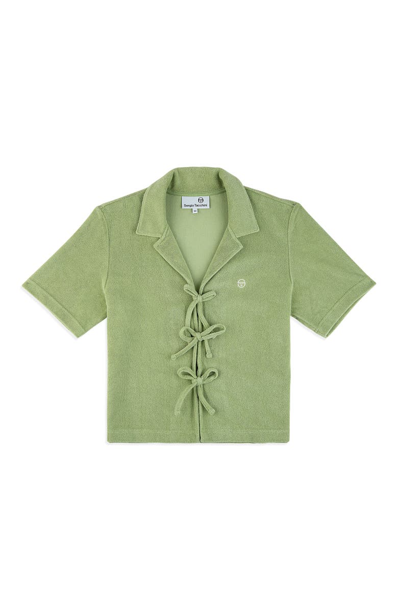 Edda Cropped Shirt, Alternate, color, RESEDA