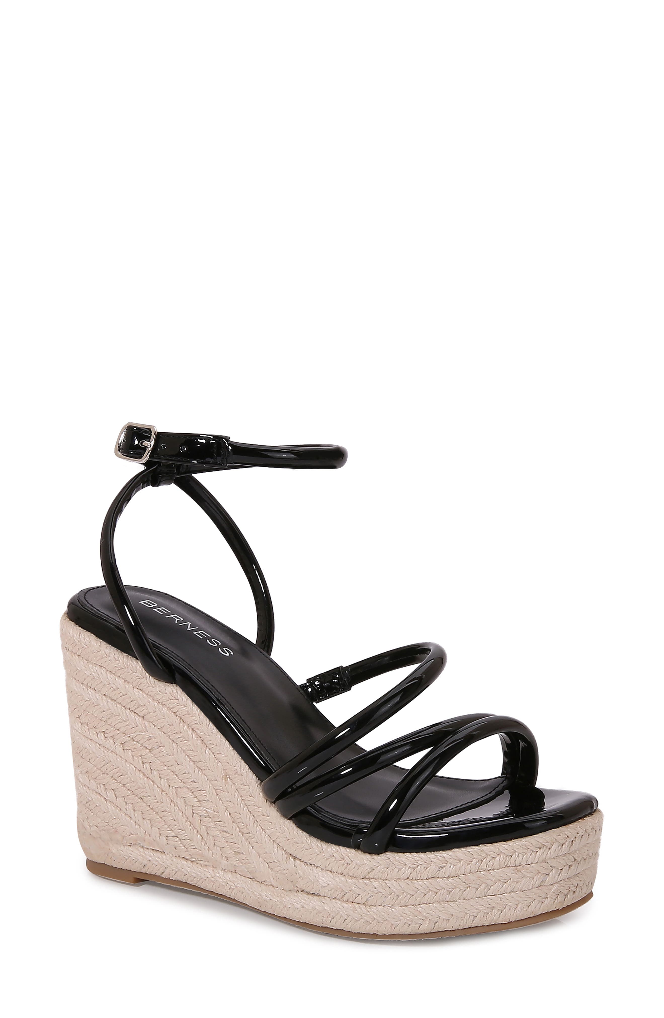 BERNESS Rivka Platform Espadrille Wedge Sandal