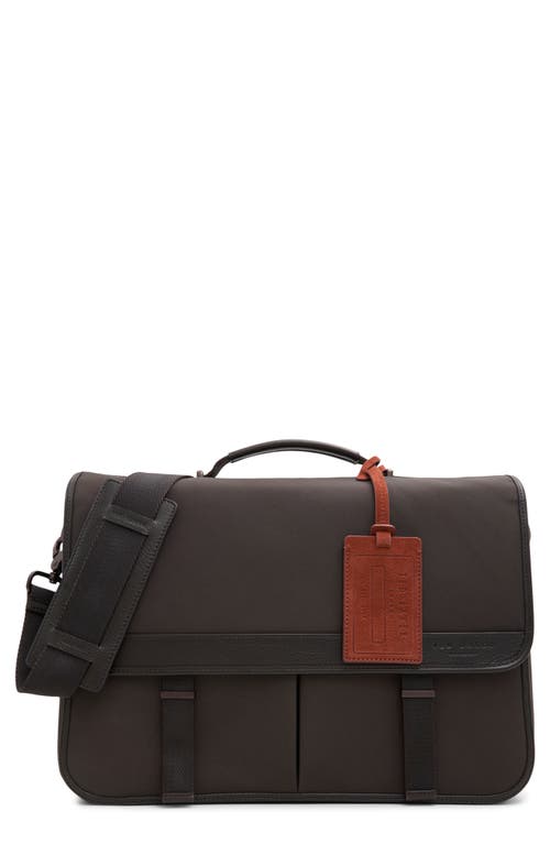 Ted Baker London Malcolm Messenger Bag In Mix Mat Dark Brown