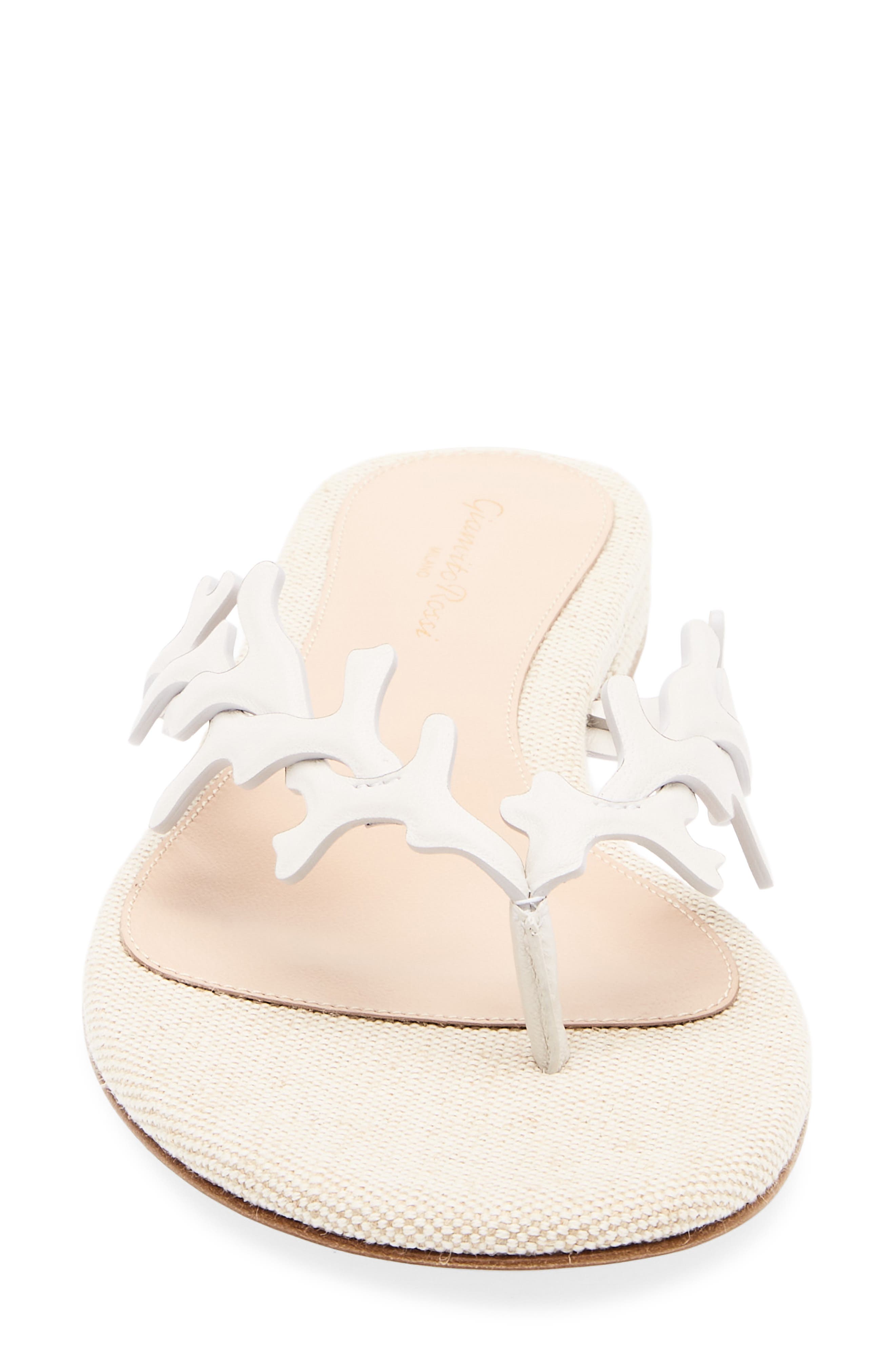 Gianvito Rossi Paros Sandal, Alternate, color, Offwhite Naturale