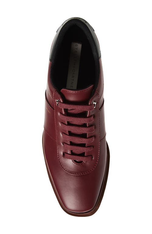 Stella Mccartney Sneakelyse Sneakers In Bordeaux Polyuretan In Multi