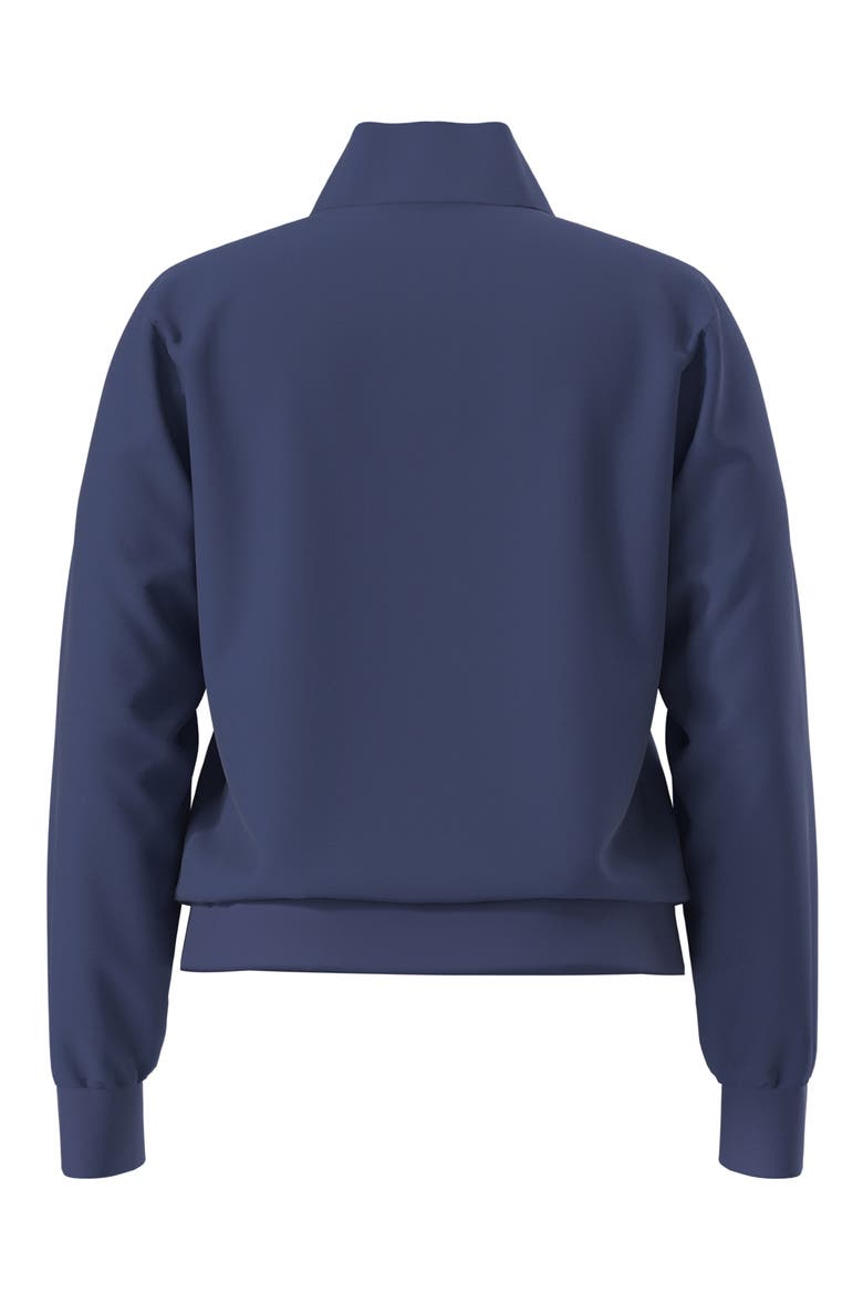 Evolution Simple Dome Cotton Blend Quarter Zip Sweatshirt, Alternate, color, BOLD BLUE